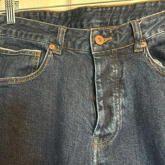 Elk Head men’s blue button fly slim fit jeans size 32 - Picture 4 of 12